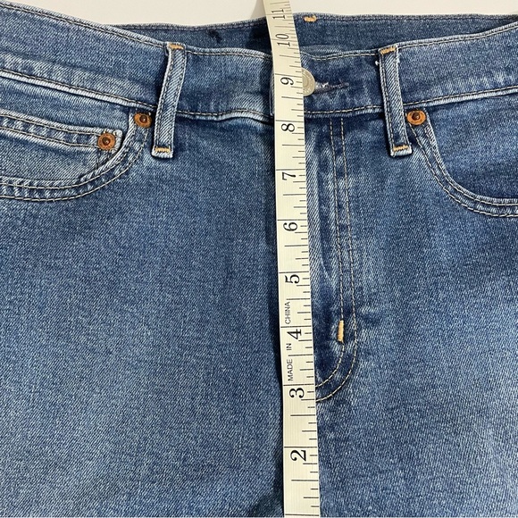 GAP Women's Vintage Slim Mid Rise Cropped Blue Denim Jeans Size 29/8R - Picture 9 of 10